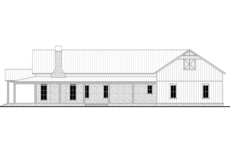 Dream House Plan - Exterior - Other Elevation 1 for Barndominium House Plan #430-450 - 3 bed, 2 bath