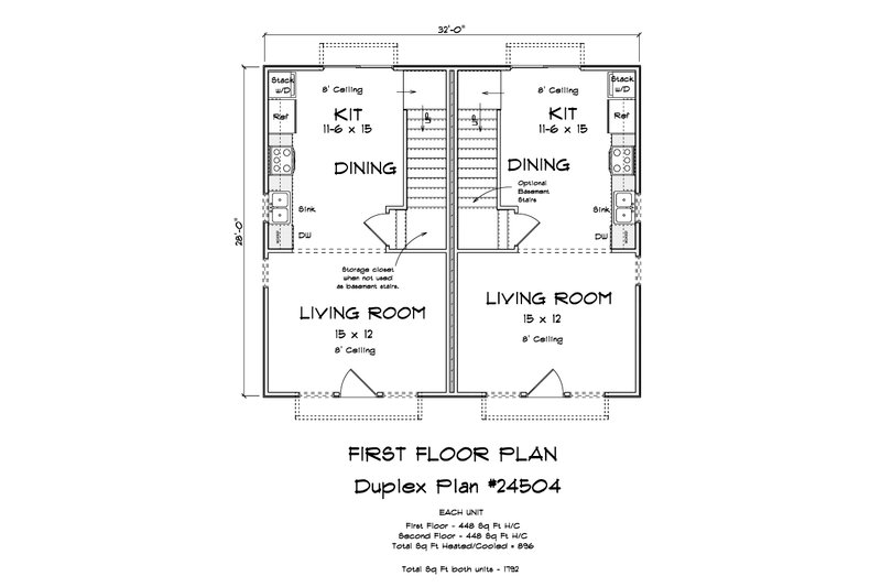 House Plan Design - Floor Plan - Main Floor 1 for Cottage House Plan #513-2297 - 2 bed, 1 bath