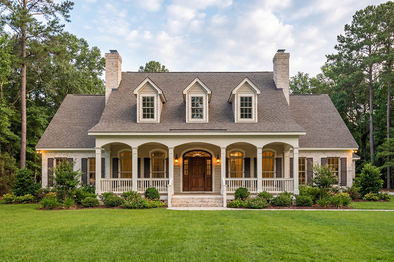 Home Plan - Exterior - Front Elevation 2 for Southern House Plan #406-261 - 3 bed, 2.5 bath