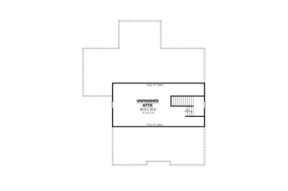 Floor Plan - Other Floor for Farmhouse House Plan #1080-22 - 5 bed, 4.5 bath