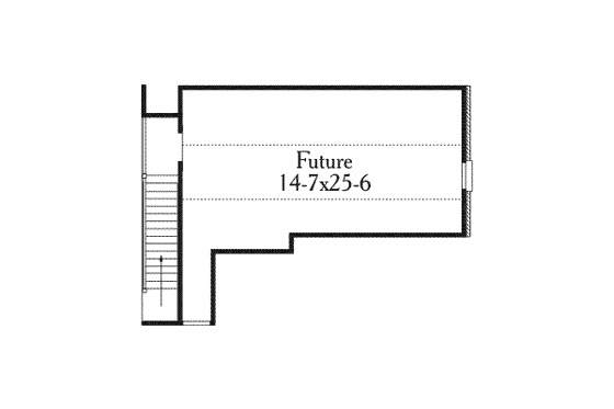 Floor Plan - Other Floor for Country House Plan #406-157 - 3 bed, 2 bath