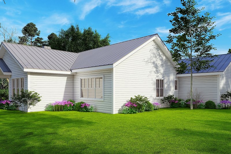 Architectural House Design - Exterior - Other Elevation 1 for Ranch House Plan #54-541 - 3 bed, 2.5 bath