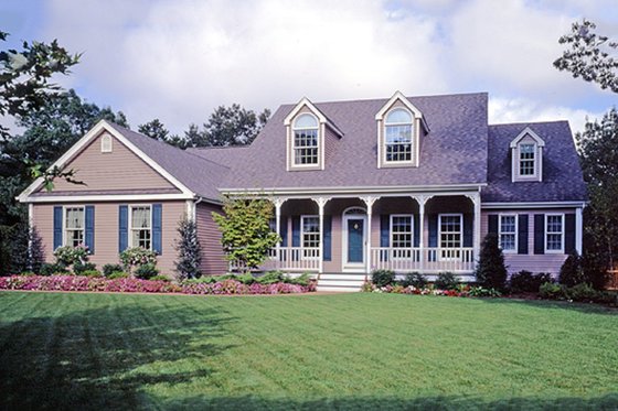 Exterior - Front Elevation for Southern House Plan #456-4 - 4 bed, 3 bath