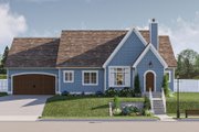 Cottage Style House Plan - 3 Beds 2 Baths 1507 Sq/Ft Plan #455-342 