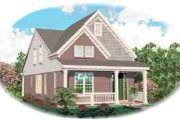 Southern Style House Plan - 4 Beds 2.5 Baths 1849 Sq/Ft Plan #81-454 