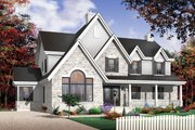 European Style House Plan - 3 Beds 2.5 Baths 2339 Sq/Ft Plan #23-531 