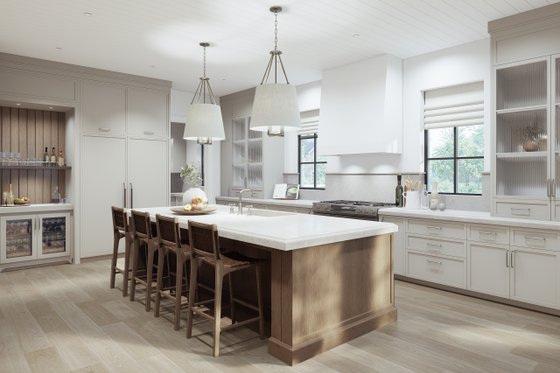Interior - Dining Room for Farmhouse House Plan #1114-92 - 2 bed, 2.5 bath