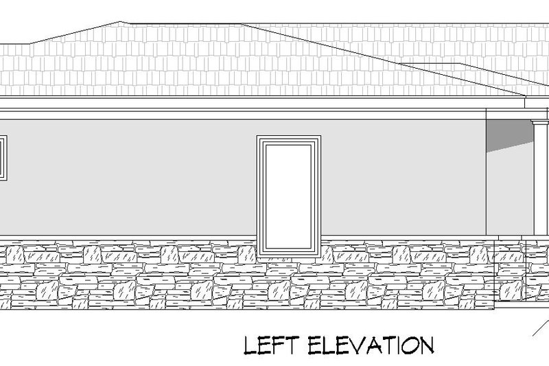 House Blueprint - Exterior - Other Elevation for Contemporary House Plan #932-1462 - 3 bed, 3 bath