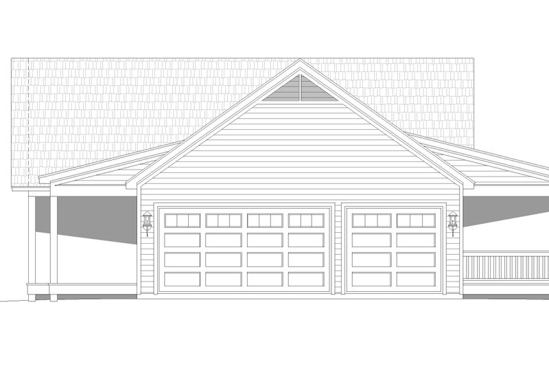 House Design - Exterior - Other Elevation 1 for Ranch House Plan #932-577 - 2 bed, 2 bath