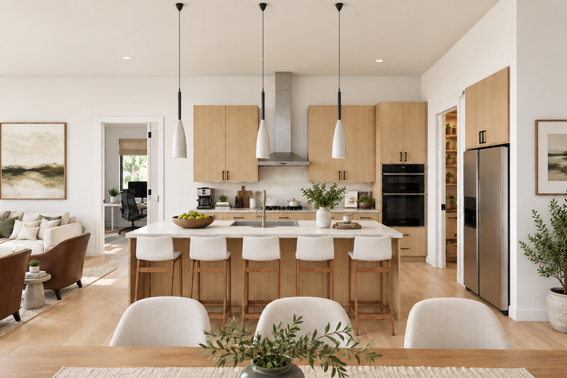 Home Plan - Interior - Kitchen for Contemporary House Plan #48-1233 - 3 bed, 2.5 bath
