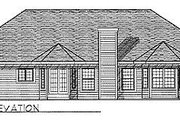 Traditional Style House Plan - 3 Beds 2.5 Baths 1926 Sq/Ft Plan #70-243 