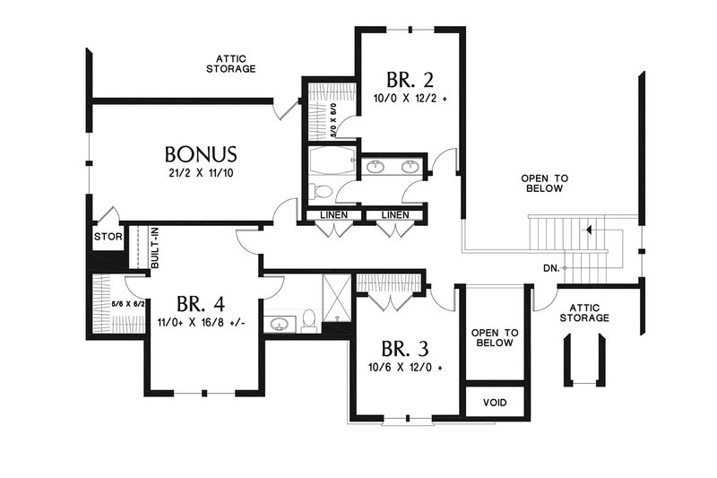 European Style House Plan - 4 Beds 3.5 Baths 2884 Sq/Ft Plan #48-931 ...