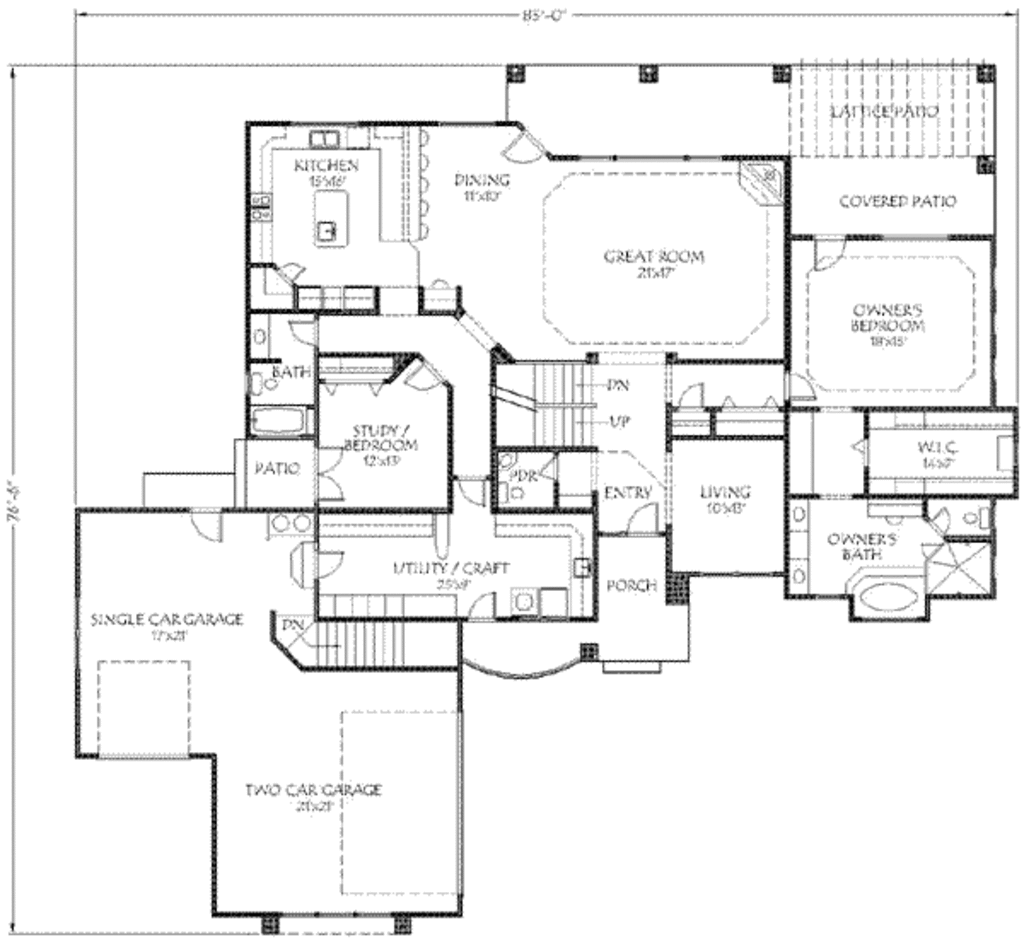 Mediterranean Style House Plan - 4 Beds 3.5 Baths 3280 Sq/Ft Plan #24 ...