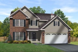 Traditional Exterior - Front Elevation Plan #22-463