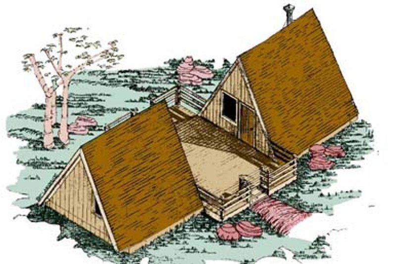 House Blueprint - Contemporary Exterior - Front Elevation Plan #60-105