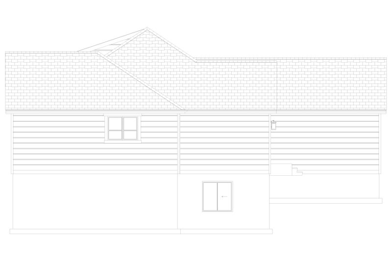 House Blueprint - Exterior - Other Elevation for Farmhouse House Plan #1060-488 - 3 bed, 2 bath