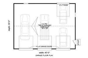 Floor Plan - Main Floor for Country House Plan #932-375, 0 bath