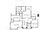 European Style House Plan - 4 Beds 4 Baths 3505 Sq/Ft Plan #413-108 