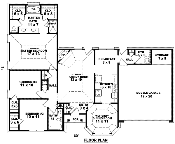 Traditional Floor Plan - Main Floor Plan #81-779