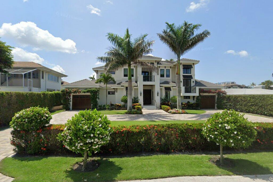 Exterior - Front Elevation for Contemporary House Plan #548-61 - 5 bed, 6.5 bath