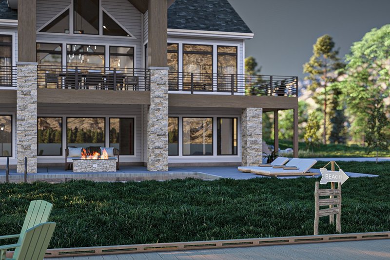 Beach Style House Plan - 2 Beds 2.5 Baths 2148 Sq/Ft Plan #455-483 ...