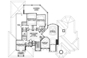 European Style House Plan - 5 Beds 5.5 Baths 6771 Sq/Ft Plan #27-274 