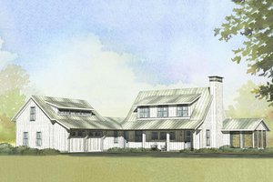 Farmhouse style, country design home, front elevation