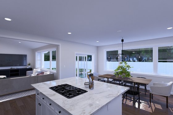 Interior - Kitchen for Craftsman House Plan #1060-356 - 3 bed, 2.5 bath
