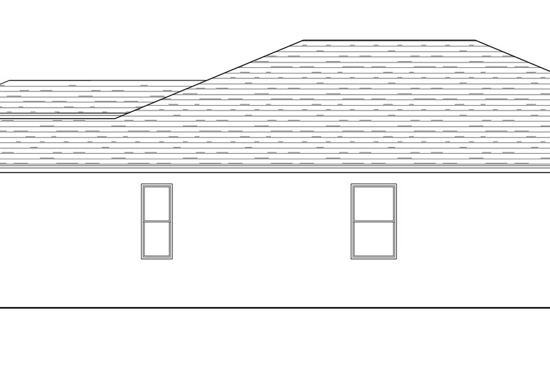 Architectural House Design - Exterior - Other Elevation 1 for Traditional House Plan #1058-251 - 4 bed, 3 bath