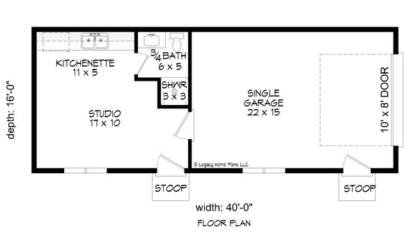 House Blueprint - Southern Floor Plan - Main Floor Plan #932-865
