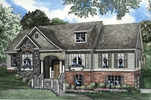 Traditional Exterior - Front Elevation Plan #17-304