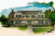 Country Style House Plan - 5 Beds 3 Baths 2758 Sq/Ft Plan #405-200 
