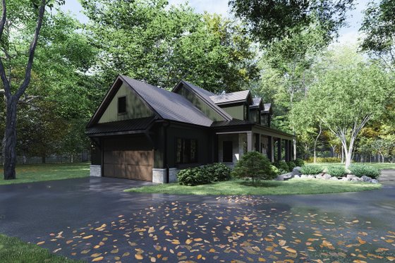 Exterior - Other Elevation 2 for Country House Plan #1094-20 - 3 bed, 4 bath