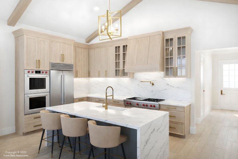 House Blueprint - Interior - Kitchen for Traditional House Plan #927-1046 - 4 bed, 4.5 bath