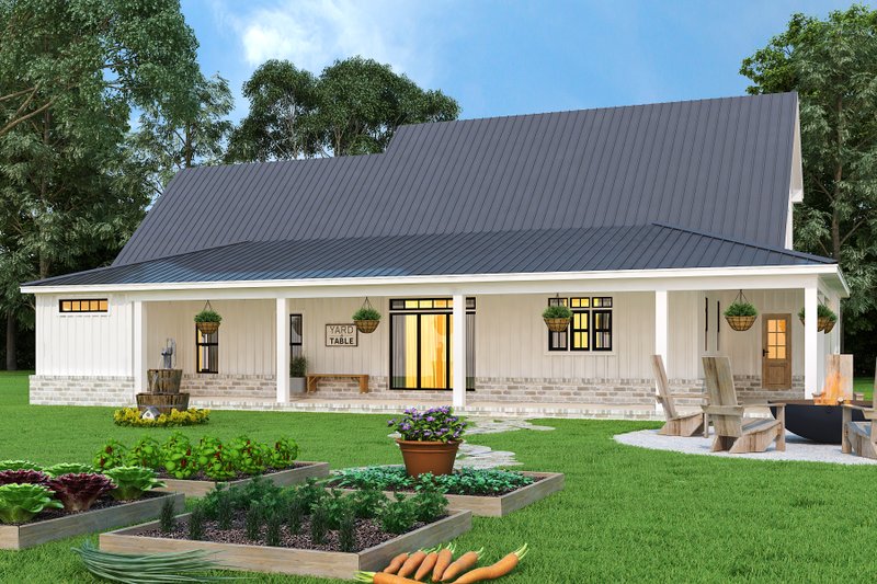 Dream House Plan - Exterior - Other Elevation 1 for Farmhouse House Plan #119-436 - 3 bed, 2.5 bath