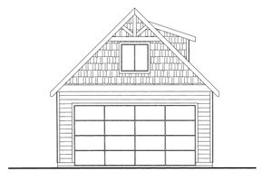 Country Exterior - Front Elevation Plan #117-750