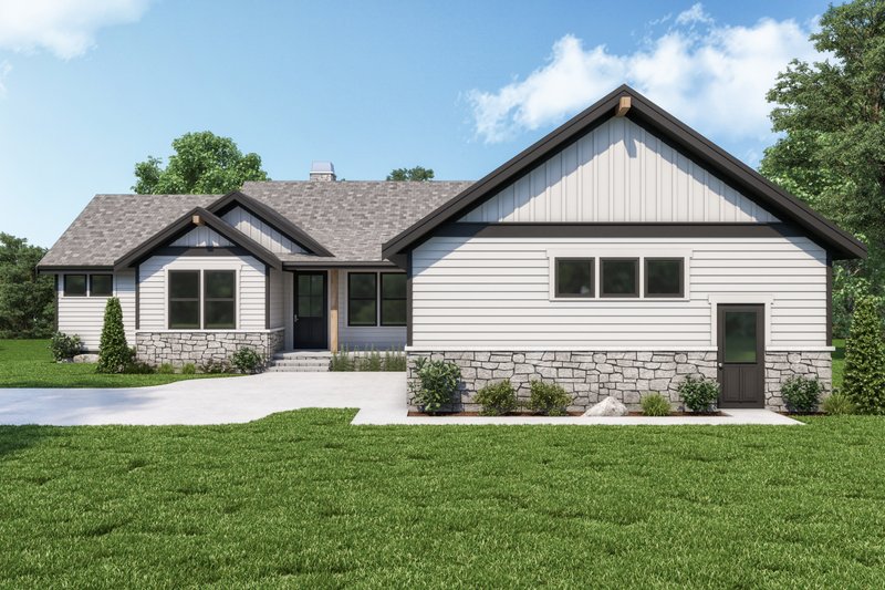 Craftsman Style House Plan - 3 Beds 2.5 Baths 2964 Sq/Ft Plan #1070-128 ...