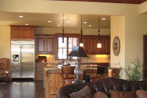 Kitchen photo of Craftsman style home