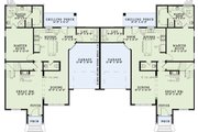 European Style House Plan - 3 Beds 2.5 Baths 3366 Sq/Ft Plan #17-2009 Floor 