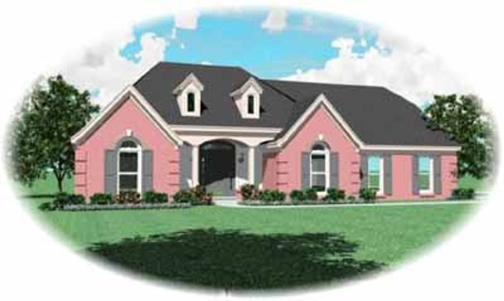 Exterior - Front Elevation 2 for Traditional House Plan #81-324 - 3 bed, 2 bath