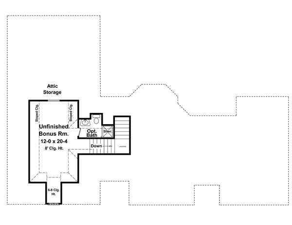 House Design - European Floor Plan - Other Floor Plan #21-258
