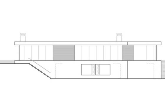 Exterior - Other Elevation 2 for Modern House Plan #520-5 - 3 bed, 4 bath