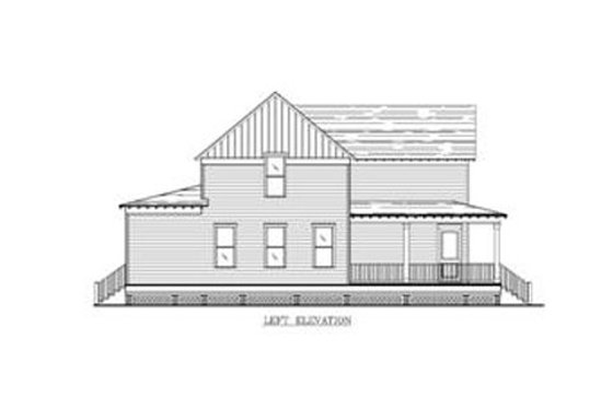 Exterior - Other Elevation for Cottage House Plan #442-3 - 3 bed, 2.5 bath