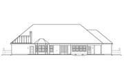 Mediterranean Style House Plan - 3 Beds 3 Baths 2767 Sq/Ft Plan #57-376 