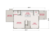 Craftsman Style House Plan - 3 Beds 2.5 Baths 1632 Sq/Ft Plan #461-56 