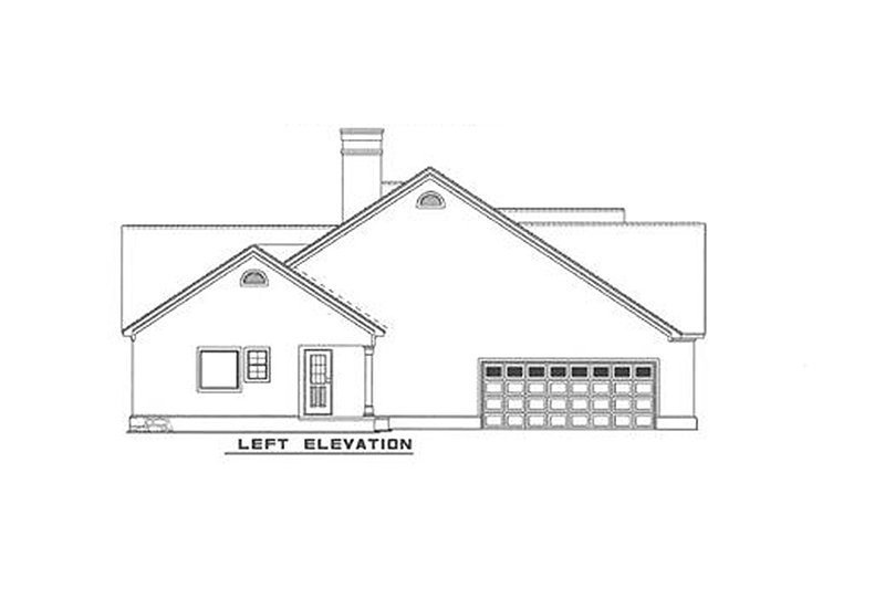 Home Plan - Exterior - Other Elevation for Traditional House Plan #17-1020 - 4 bed, 2.5 bath