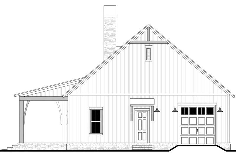 Dream House Plan - Exterior - Other Elevation 1 for Barndominium House Plan #430-363 - 4 bed, 3.5 bath
