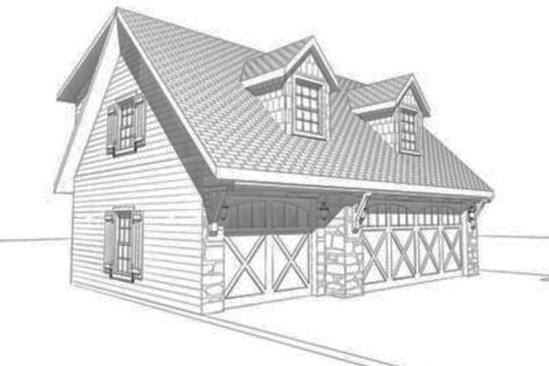 Dream House Plan - Exterior - Other Elevation for Traditional House Plan #123-107, 0 bath