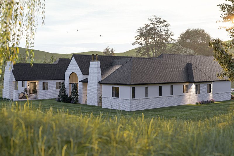 Dream House Plan - Exterior - Other Elevation 4 for Cottage House Plan #455-696 - 3 bed, 4 bath