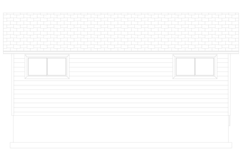 Dream House Plan - Exterior - Other Elevation 4 for Traditional House Plan #1060-92, 0 bath